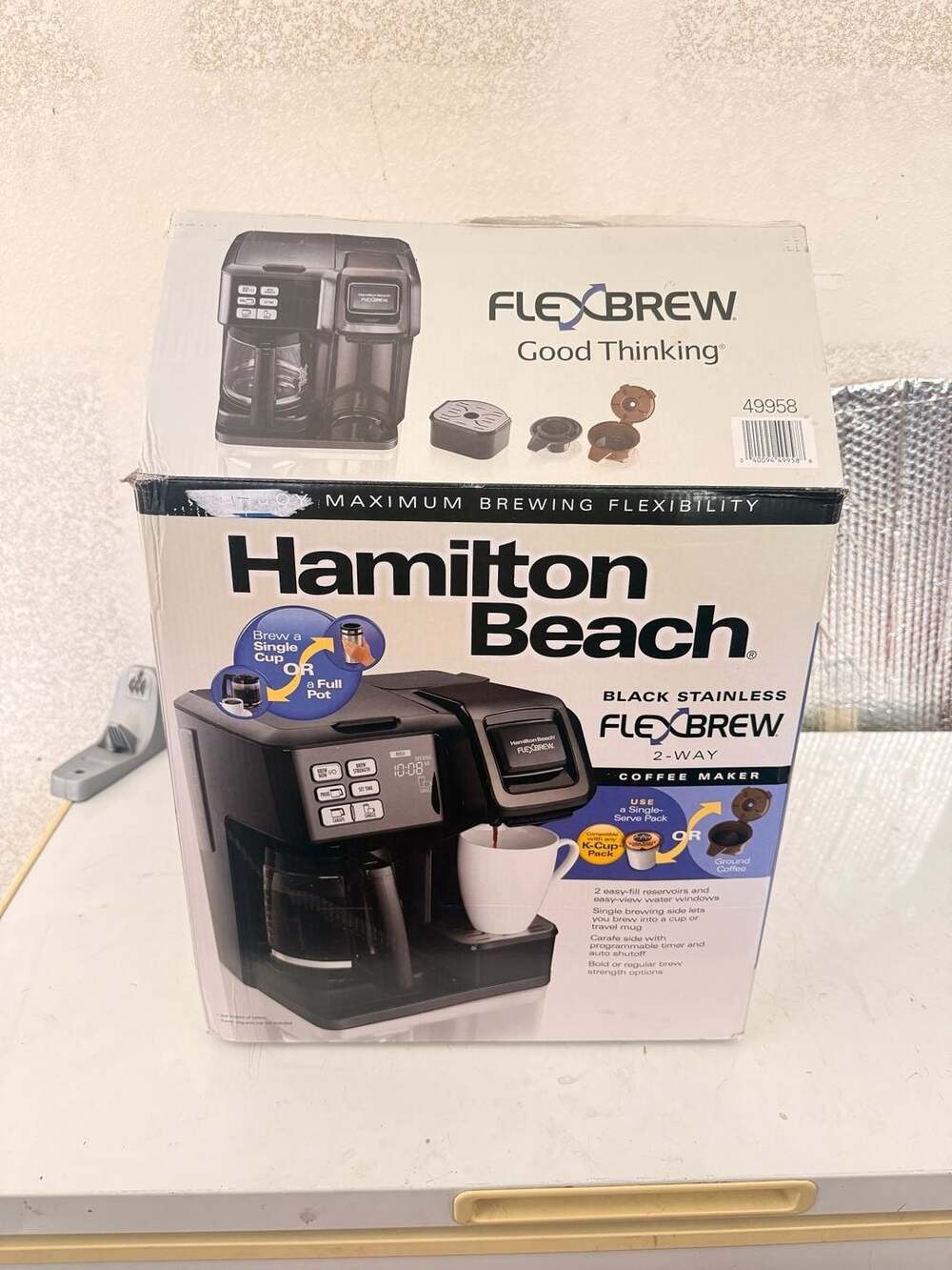 Hamilton Beach FlexBrew 2-Way Coffee Maker 49958